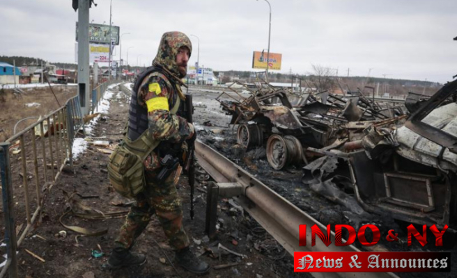 Russian forces launch an attack on civilian areas of Ukraine