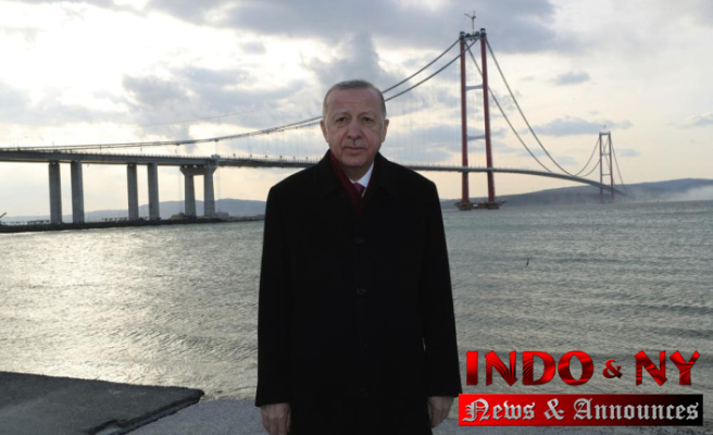 Turkey creates a massive bridge connecting Europe and Asia