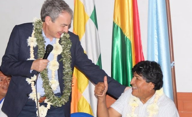 Zapatero praises "the strength" of democracy in Bolivia