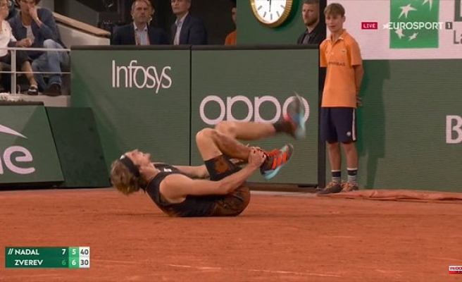 Like this it has been the injury of Alexander Zverev