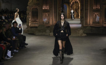 Paris Fashion Week: The color black, a dress made from spray cans and the search for the eccentric in what is wearable