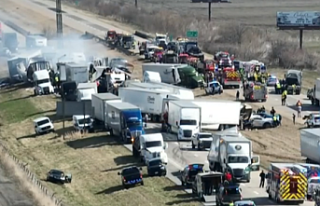 Missouri accident that involved 20 tractor-trailers...