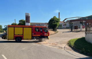 South-Gironde: Fire in Gironde–sur-Dropt brick factory...