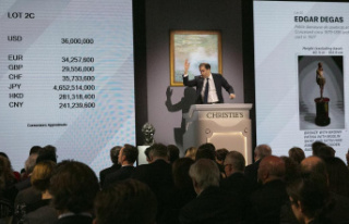 A Degas sculpture sells for 41.6 million, a record...