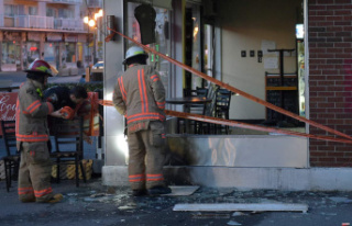 [PHOTOS] Montreal: Molotov cocktail against a restaurant...