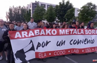 The metal strike in Álava starts with pickets in...