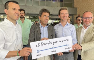 Mazón: «The Gandía-Denia tram is a priority for...