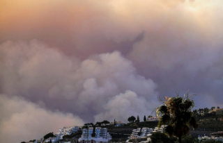 Officials say that the wildfires in southern Spain...