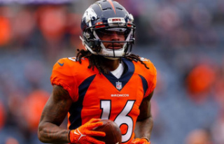 Tyrie Cleveland was taken off the field during Broncos...