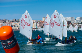 The International Sailing Week City of Santander hoists...