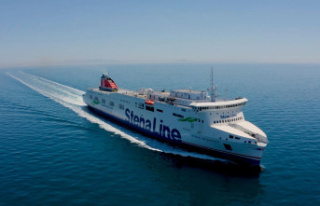 300 people on board: fire on car ferry in front of...