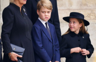 State Funeral : Young Royals: Charlotte and George...