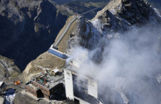 Tourism: Fire in the Swiss cable car station - use...