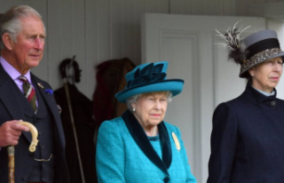 The Queen's last moments: Charles and Anne were...