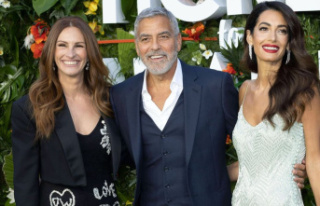 George and Amal Clooney: They shine with Julia Roberts