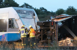 Usedom: train collides with truck – several injured