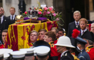 State funeral: Charles III. accompanies the Queen's...