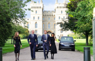 Kate: Appearing together in front of Windsor Castle