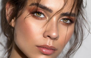 Beauty Hack: Soap Brows: This is behind the eyebrow...