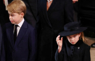Funeral of Queen Elizabeth II: George and Charlotte,...