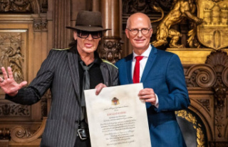 Udo Lindenberg: singer now honorary citizen of Hamburg