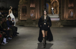 Paris Fashion Week: The color black, a dress made...