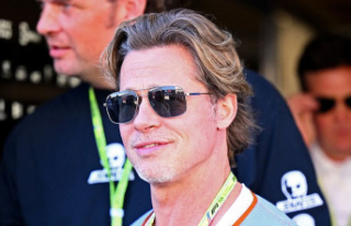 Brad Pitt: Actor visiting Formula 1