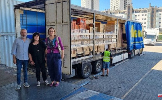 Three trucks leave from Spain with aid for the museums of Ukraine