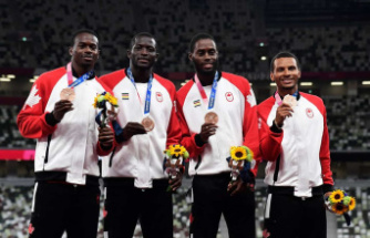 Silver medal confirmed for Canadian sprinters