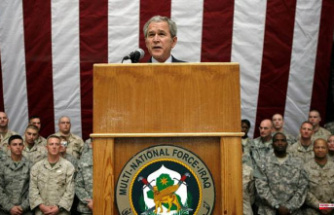 Former President George W. Bush confuses Ukraine with Iraq by speaking of "brutal and unjustified invasion"