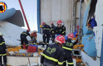 A worker dies in the collapse of a factory warehouse in Valencia