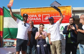 Alfredo González and Cristian Sánchez, winners of the Spanish Snipe Cup
