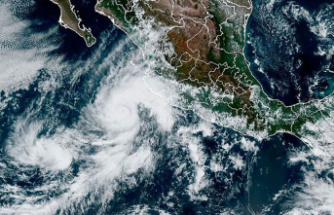 Storm: Hurricane "Orlene" is heading for Mexico's coast