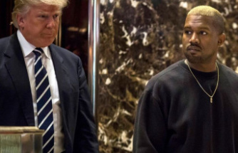 Candidacy: Trump and Kanye West in a clinch over a dinner