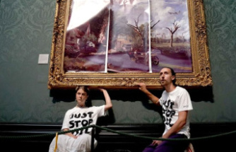 National Gallery in London: Climate activists found guilty after sticking action