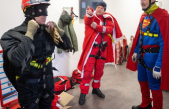Social: disguised rescuers surprise children in need of care
