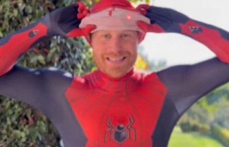 Christmas message: Prince Harry: Video for orphans in Spider-Man costume